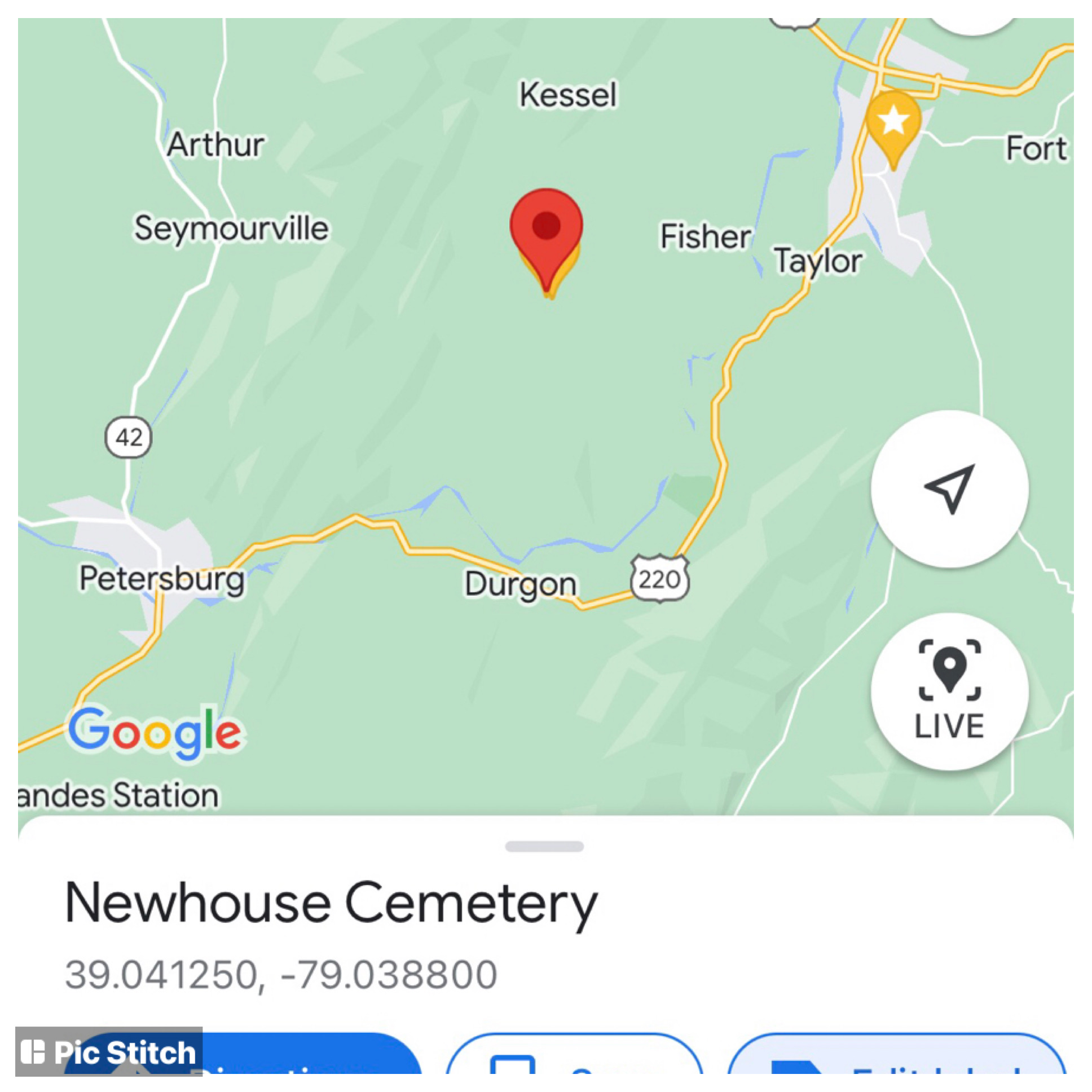 Newhouse Cemetery - Genealogy Trip Planning