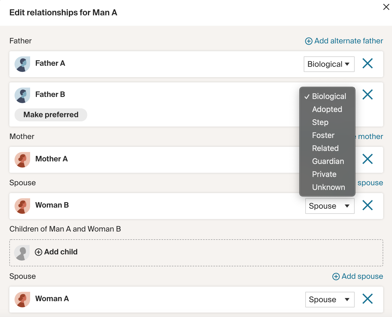 Personal Family Tree Personal Family Tree